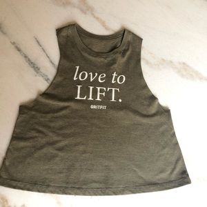 Tank Top Cropped Gym